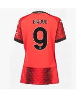 AC Milan Olivier Giroud #9 Domácí Dres pro Dámské 2023-24 Krátký Rukáv